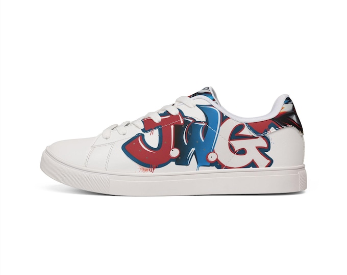 Graffiti JWG Clown | Womens Low-Top Leather Shoes