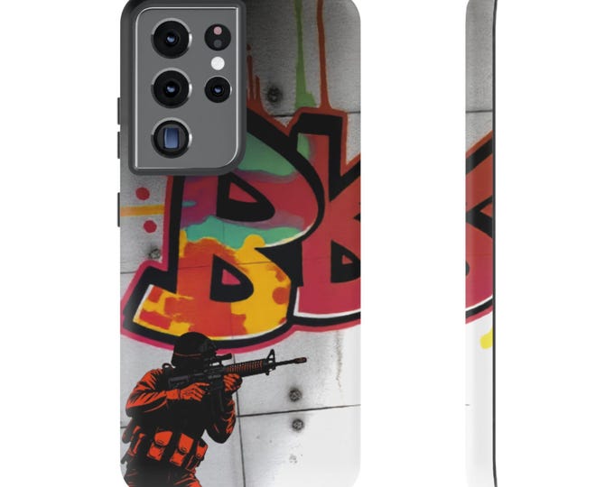Graffiti Soldier Phone Case | Urban Street Art iPhone Case
