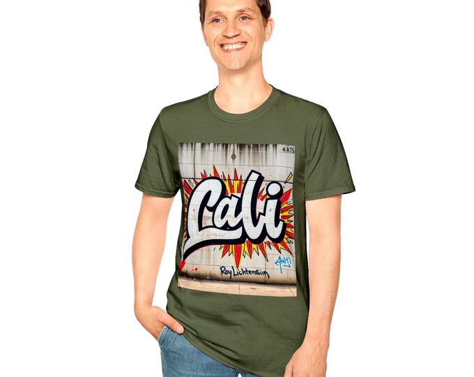 Cali Graffiti T-Shirt | Street Art California Wall Mural