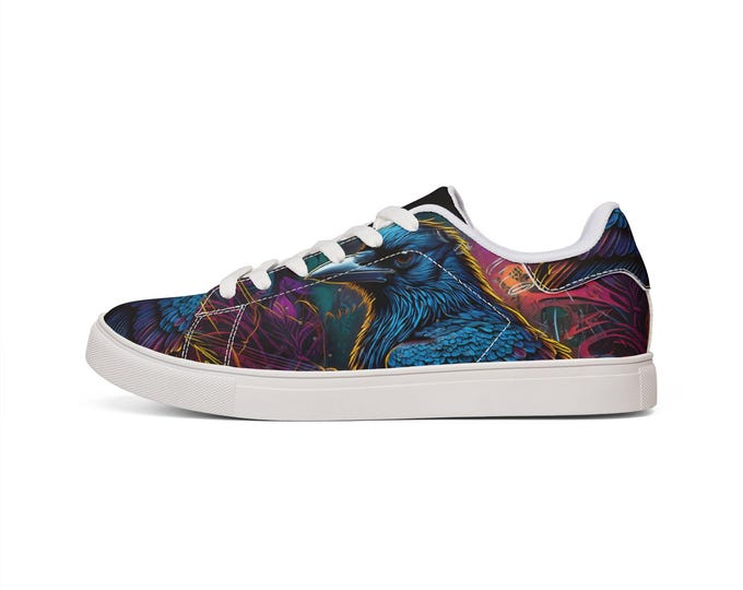 Raven Color Splash Sneakers | Mens Low-Top Leather Sneakers
