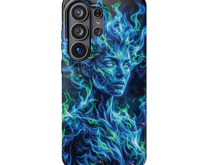 Blue Flame Spirit phone case | magnetic impact-resistant case