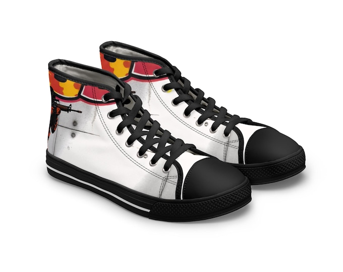 Colorful Graffiti Soldier High Top Sneakers | Women's High Top Sneakers