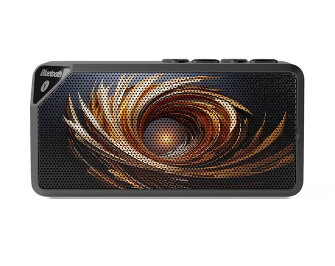 Swirl Galaxy Bluetooth Speaker | Abstract Spiral Design