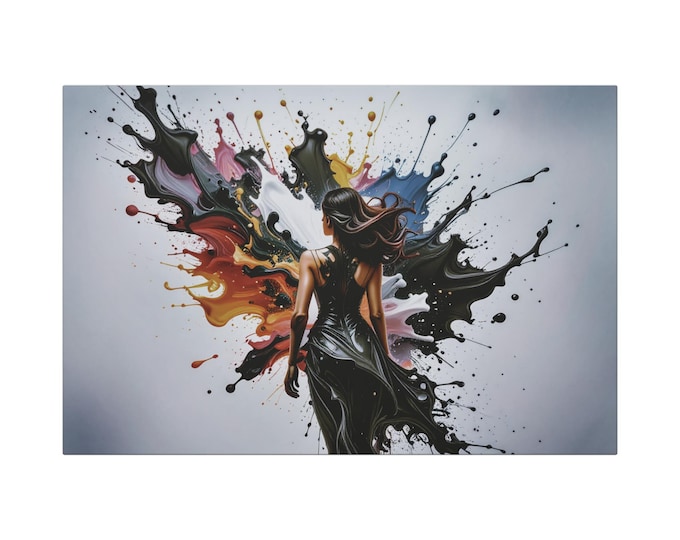 Color Splash Canvas Art Wrap Ready To Hang