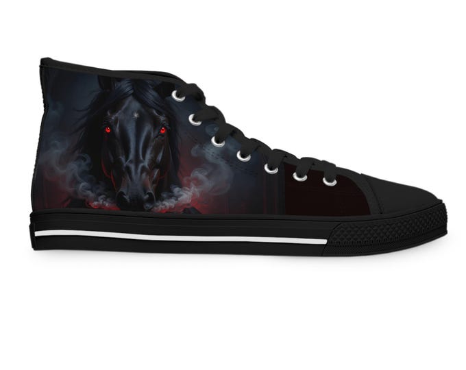 Dark Horse Abstract high top sneakers | Women's High Top Sneakers