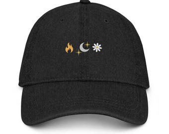 ACOTAR Archeron Sisters Hat | Embroidered Bookish Gifts| Book Lover Gift | Bookish Romantasy Hat | A Court of Thorns and Roses Hat