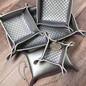 DIGITAL DOWNLOAD - In The Hoop Embroidery Machine Design - 8 sizes - Snap Tray - Valet Tray - Travel - Trinket Tray - Crosshatch - MollyMade