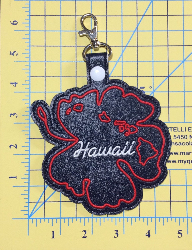 Hawaii State Snap Tab DIGITAL DOWNLOAD in the Hoop Etsy