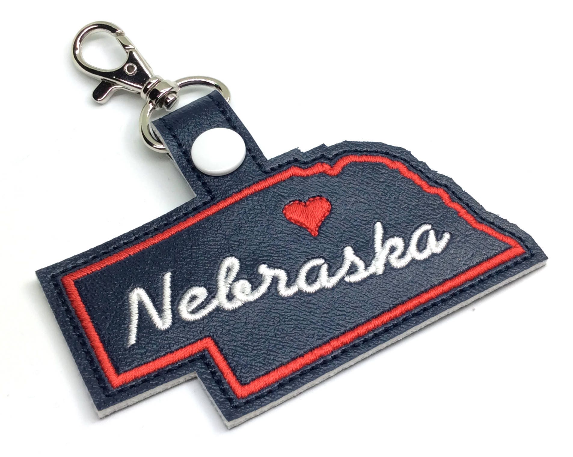 Nebraska state snap tab DIGITAL DOWNLOAD In The Hoop Etsy