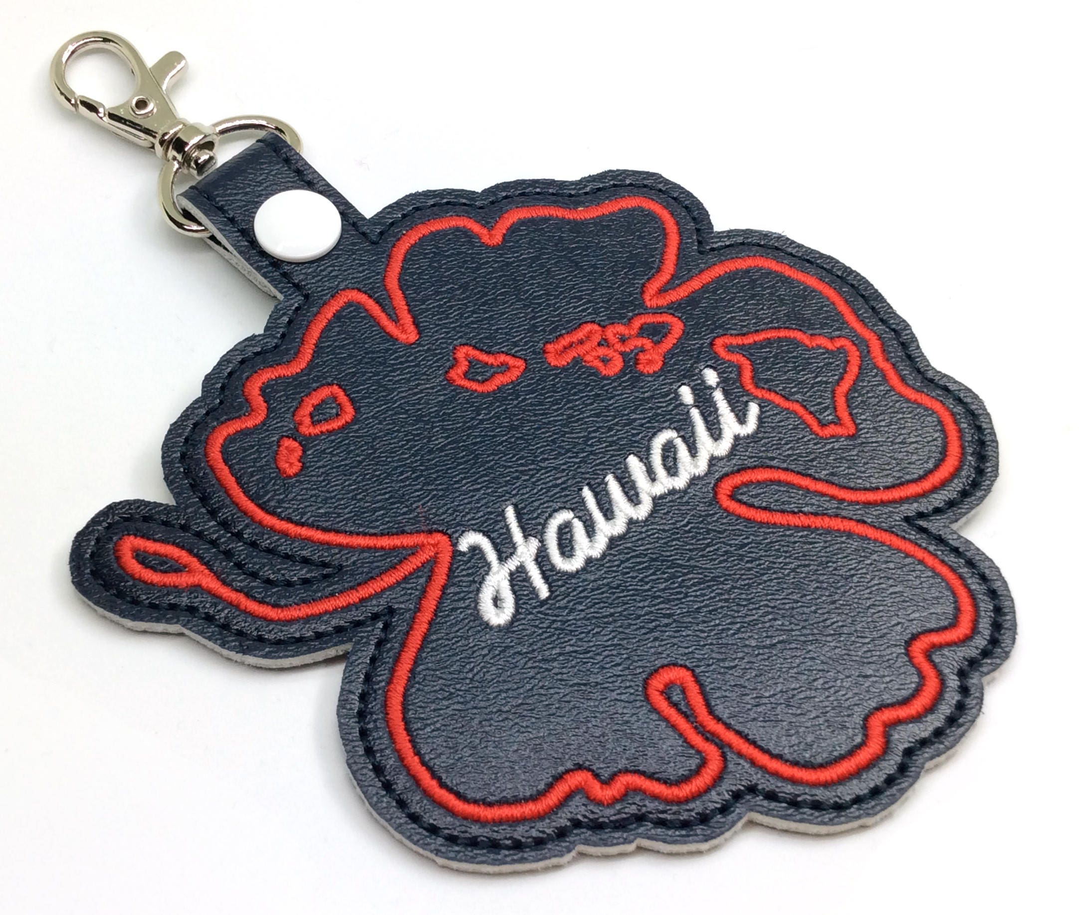 Hawaii state snap tab DIGITAL DOWNLOAD In The Hoop Etsy