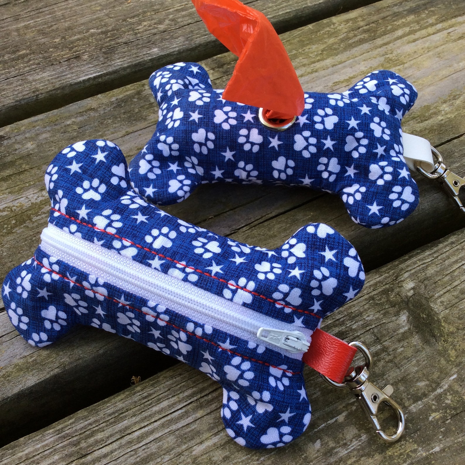 In the Hoop Waste Bag Dispensers Dog Bone and Rectangle Etsy