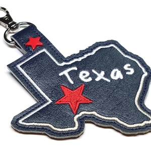 Texas Zustand Snap Tab - DIGITAL DOWNLOAD - in den Reifen Stickerei Maschine Design - Schlüsselanhänger - Schlüsselanhänger - Gepäckanhänger - MollyMade