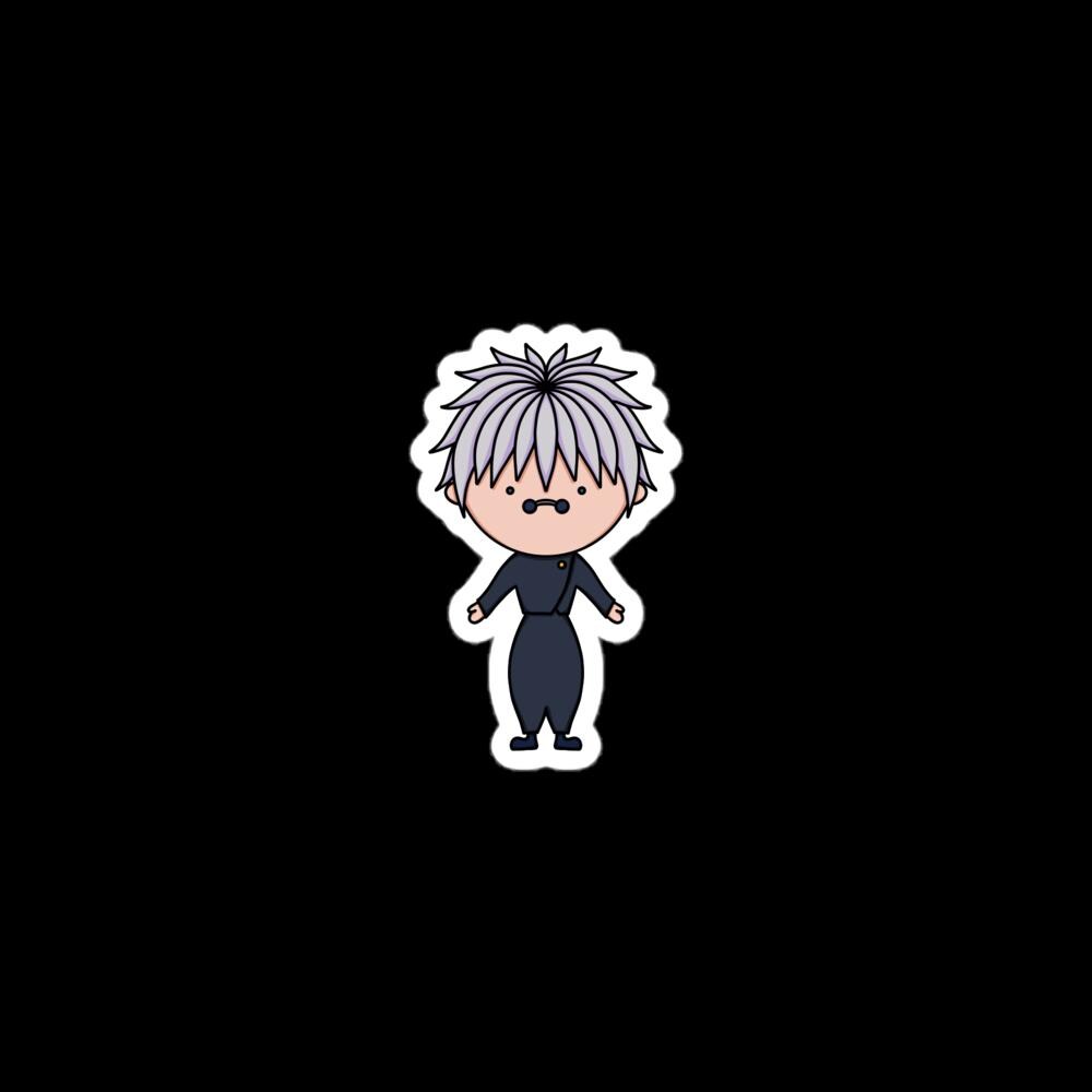Satoru Gojo Chibi Sticker (digital Download PNG) | Kawaii Jujutsu ...