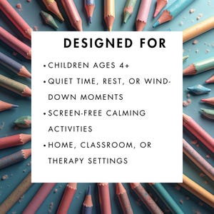 Páginas para colorear conscientes para niños / Actividades relajantes, a partir de 4 años (Descarga en PDF) imagen 9