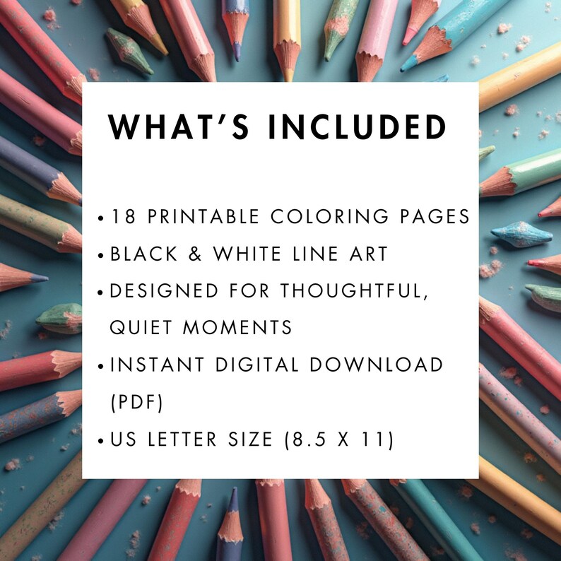 Páginas para colorear conscientes para niños / Actividades relajantes, a partir de 4 años (Descarga en PDF) imagen 8