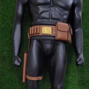 Book of Boba Fett Belt Star Wars Cosplay Genuine Mandalorian | Movie-Inspired Boba Fett Belt image 13