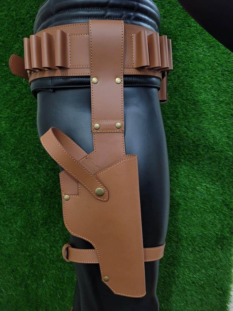 Book of Boba Fett Belt Star Wars Cosplay Genuine Mandalorian | Movie-Inspired Boba Fett Belt image 12