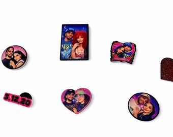 Custom Photo Croc Charms | Personalized Shoe Jibbitz for Couples, Kids, Pets