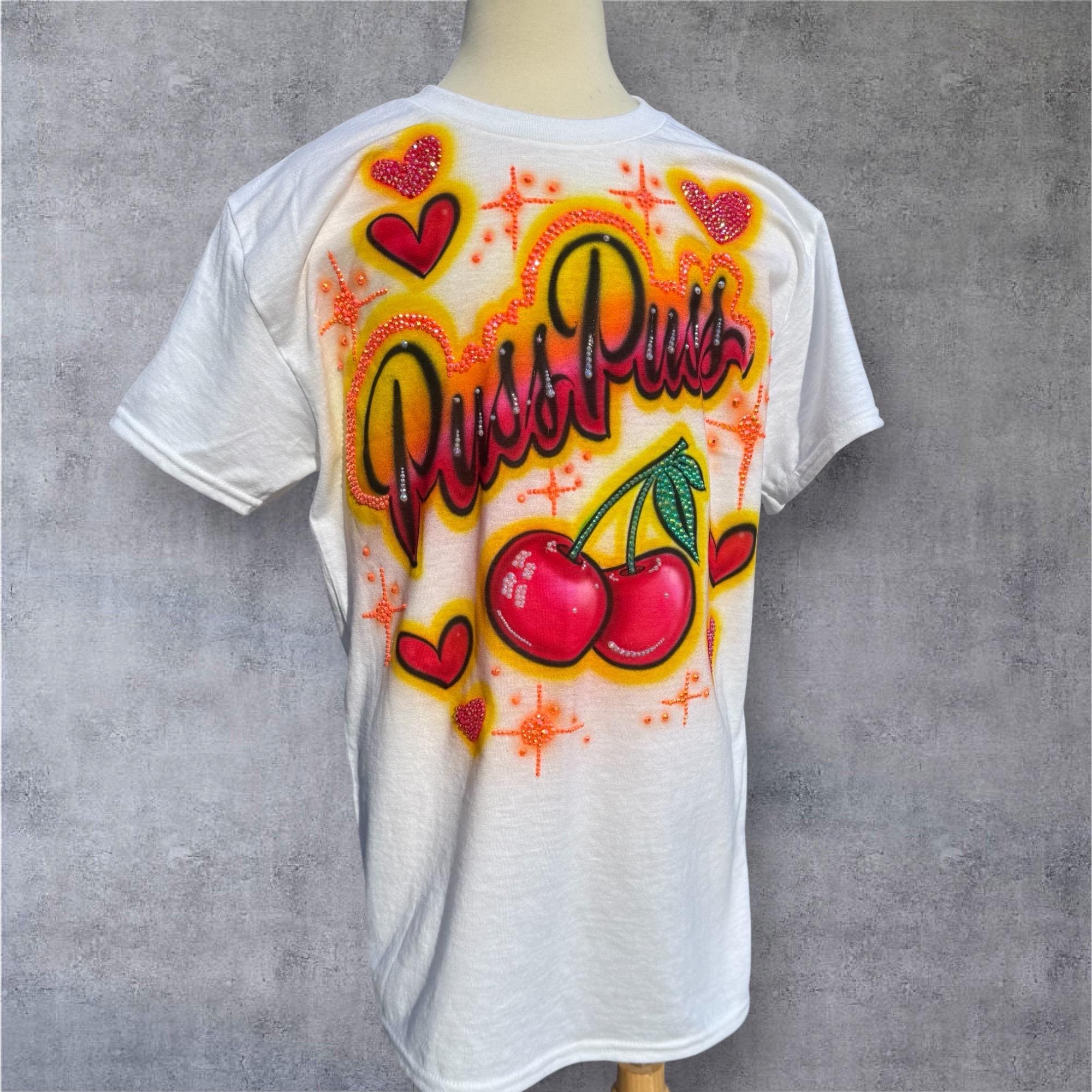 Bling & Bedazzle Zara Larsson Puss Puss Airbrush Tshirt - Etsy