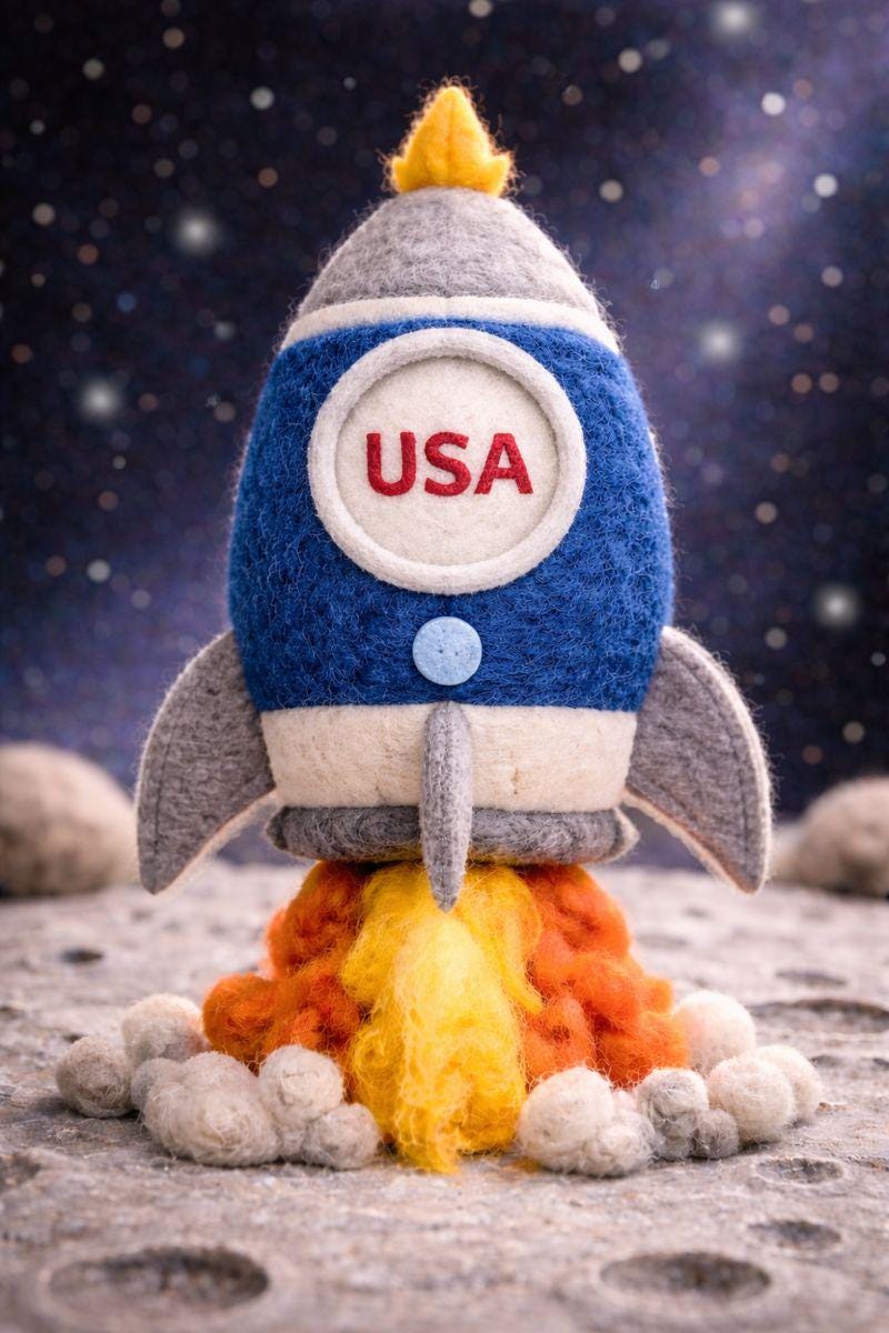 Felt Rocket