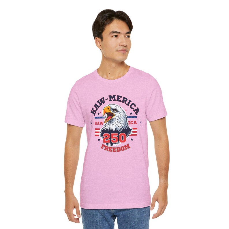Kaw-Merica 250 Freedom T-Shirt | America 250th Anniversary Tee | Patriotic Eagle Shirt | Fourth of July Gift image 18