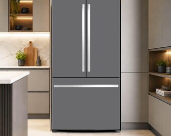 Einfarbig Kühlschrank Wrap Vinyl Peel & Stick Küchenabdeckung