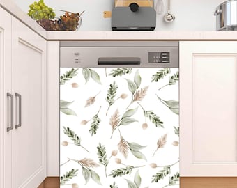 Pannello magnetico per lavastoviglie, rivestimento per elettrodomestici, decorazione da cucina in stile rustico, rimovibile, riutilizzabile, impermeabile e resistente.