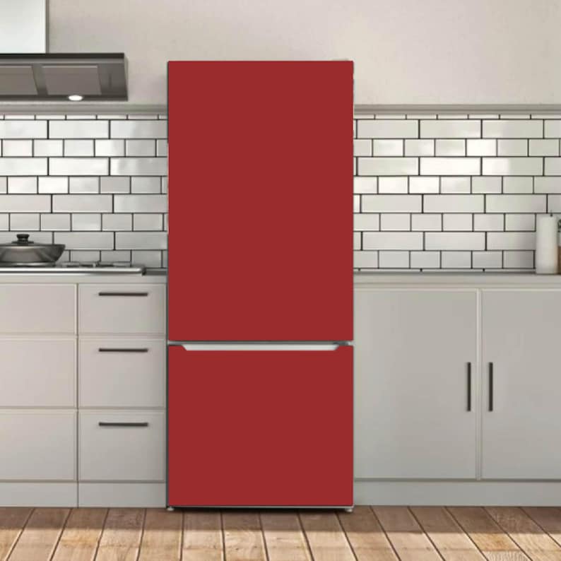 Lava Falls Modern Kitchen Upgrade With a Lava Falls Color Fridge Wrap ...