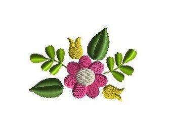 Mini Floral Machine Embroidery Design-INSTANT DOWNLOAD