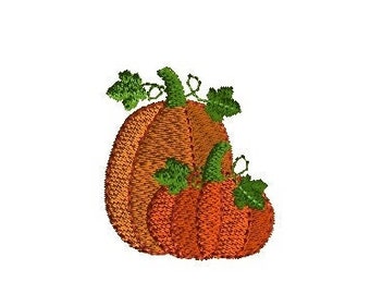 Mini Pumpkins 2 Machine Embroidery Design-INSTANT DOWNLOAD