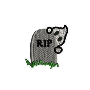 Mini Peeking Ghost Machine Embroidery Design-INSTANT DOWNLOAD-3 sizes