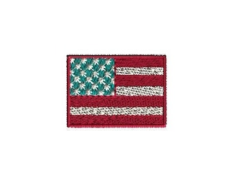 Amerikanische Flagge, Stickdatei, Stickdatei für die Stickmaschine