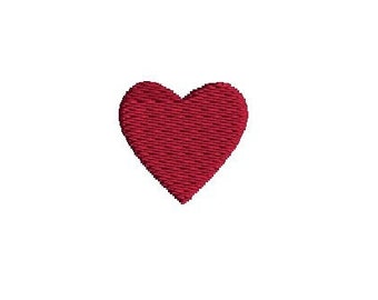 Heart Mini Filled Stitch Machine Embroidery Design-INSTANT DOWNLOAD