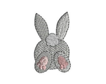 Mini Bunny Bum Machine Embroidery Design-INSTANT DOWNLOAD