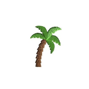 Mini Palm Tree 2 Machine Embroidery Design-INSTANT DOWNLOAD