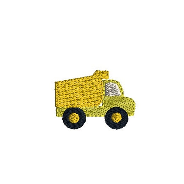 Mini Dump Truck Machine Embroidery Design-INSTANT DOWNLOAD