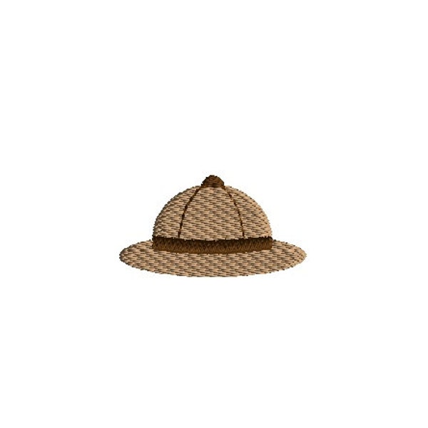 Mini Safari Hat Machine Embroidery Design-INSTANT DOWNLOAD