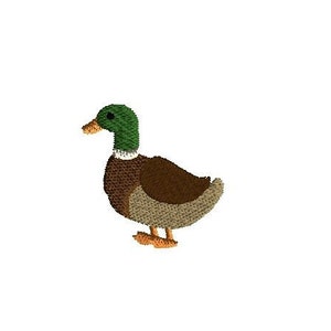 Mini Mallard Duck Machine Embroidery Design-INSTANT DOWNLOAD