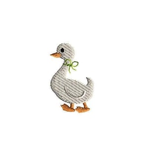 Mini Goose Machine Embroidery Design-INSTANT DOWNLOAD-3 sizes