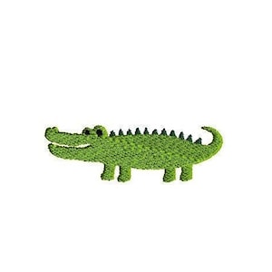 Miniaturowy krokodyl – wzór do haftu maszynowego – POBIERZ NATYCHMIAST