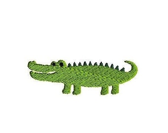 Mini Crocodile Machine Embroidery Design-INSTANT DOWNLOAD