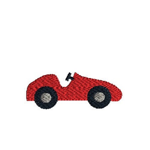 Race Car Applique Machine Embroidery Designinstant DOWNLOAD Etsy