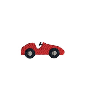 Mini Rennauto Stickdatei für die Stickmaschine