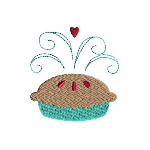 Mini Pie Machine Embroidery Design-INSTANT DOWNLOAD-3 sizes