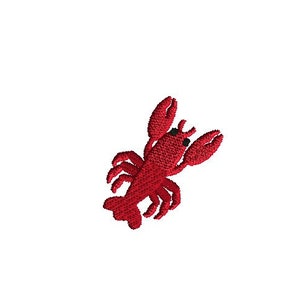 Mini Lobster Machine Embroidery Design-INSTANT DOWNLOAD