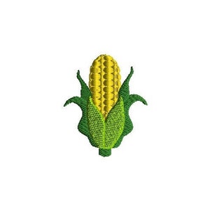Mini Corn Cob Machine Embroidery Design-INSTANT DOWNLOAD-3 sizes