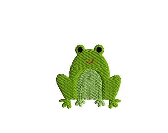 Mini Frog Machine Embroidery Design-INSTANT DOWNLOAD