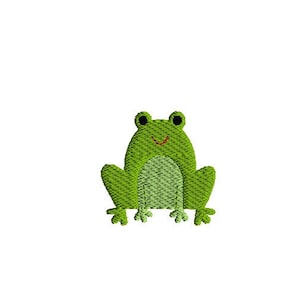 Mini Frog Machine Embroidery Design-INSTANT DOWNLOAD