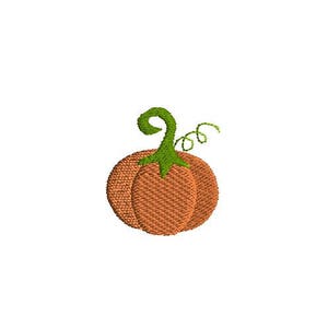 Diseño de bordado a máquina de tallo de mini calabaza en espiral - DESCARGA INMEDIATA - 3 tamaños