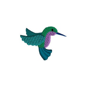 Mini Humming Bird 2 Machine Embroidery Design-INSTANT DOWNLOAD